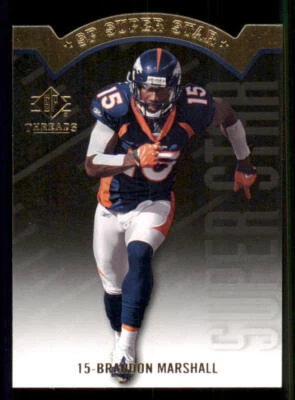 2009 SP Threads Die Cut #AP15 Brandon Marshall - Image 1 of 2