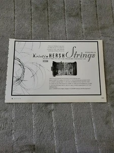 TPQM7 WERBUNG 5X8 KRISTIN HERSH: "SAITEN" - Bild 1 von 1