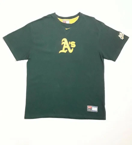 Nike Oakland Athletics Big Logo Short Sleeve Tee Large Cover