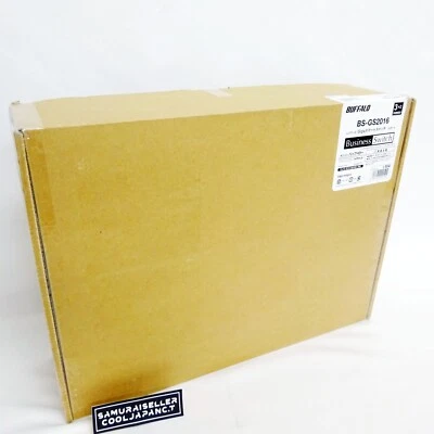 BUFFALO Layer 2 Giga Smart Switch 16 Port BS-GS2016 From Japan NEW - Image 1 of 4