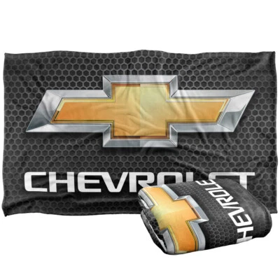 Chevy Chrome Bowtie Silky Touch Super Soft Throw Blanket Foto 1 de 4