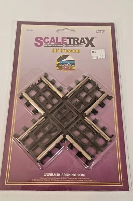 MTH O Gauge SCALETRAX 90 Degree Crossing Track # 45-1005 NEW - Image 1 of 3
