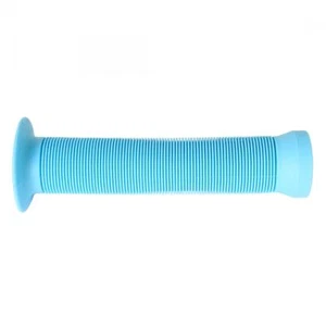 BLACK OPS BMX BIKE GRIPS 145mm CIRCLE LIGHT BLUE - Picture 1 of 1