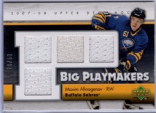 2007-08 Upper Deck Big Playmakers #BPMA Mixim Afinogenov 28/50 *S416
