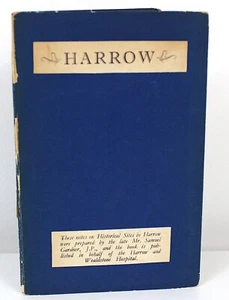 Samuel Gardner Harrow c1934 Middlesex Notes on Historic Sites History Wealdstone - Foto 1 di 5