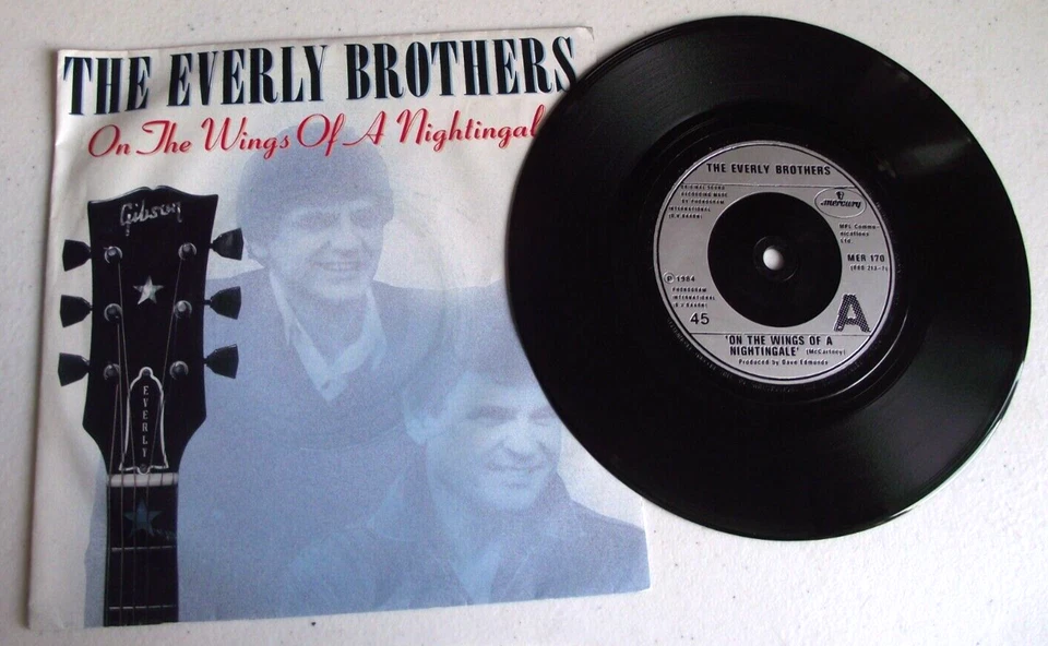 On the wings of a nightingale by The Everly Brothers  7" vinyl Picture sleeve - Image 1 of 1