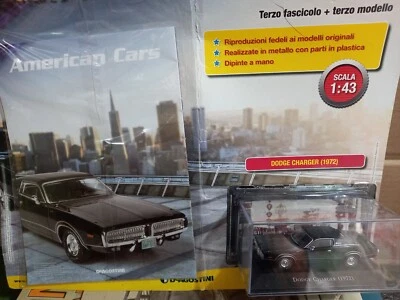 American Cars 1:43 De Agostini Dodge Charger 1972 nuova - Immagine 1 di 3