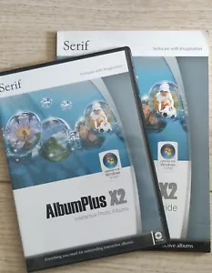 SERIF ALBUMPLUS X2 - Interactive Photo Albums PC CD ROM 2000 & User Guide - Picture 1 of 5