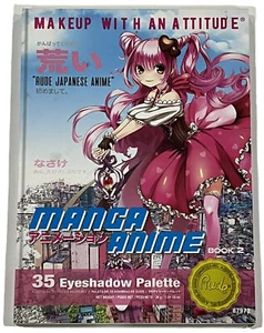 Manga Anime 35 Eyeshadows Palette Book 2 By Rude Cosmetics  NIB + Free Gift - Picture 1 of 4