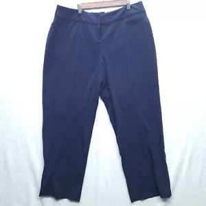 Cato Pants Woman’s Petite Plus Size 16WP Blue Stretch Casual Career Contemporary - Picture 1 of 9