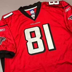 New Reebok Peerless Price Atlanta Falcons VTG 00's Authentic SEWN Jersey Sz 56 - Picture 1 of 12