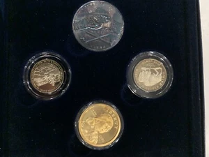 2005 Westward Journey Nickel & Dollar Medal Set OGP Fantastic Mirror Toning - Picture 1 of 10