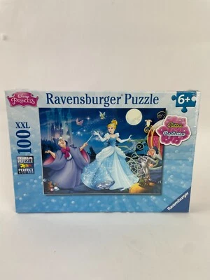 Ravensburger XXL 100 Piece Jigsaw Puzzle DISNEY Cinderella GLITTER *New* - Image 1 of 2