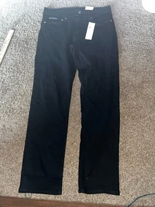 Calvin Klein Jeans Mens Straight Leg High Stretch Black Pants W33xL32 - 000715 - Picture 1 of 7