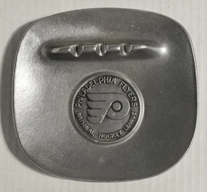 Vintage Philadelphia Flyers Zinn Aschenbecher National Hockey League Wilton Pewter - Bild 1 von 5