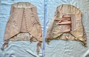 2 Sample Vintage Surgical Corset Girdle Lumbar Spinal Support Orthopedic Braces  - Picture 1 of 17