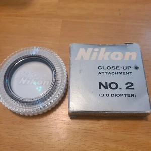 Nikon Close-Up Attachment No.2 (3.0 Diopter) Rare Vintage - Picture 1 of 3