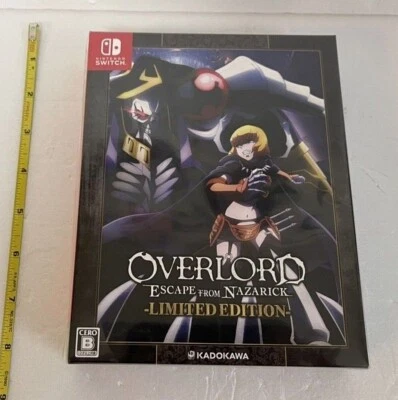 Nintendo Switch OVERLORD ESCAPE FROM NAZARICK Edición Limitada Juego Suave Foto 1 de 4