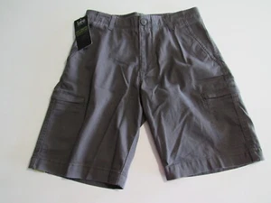 Lee Mens Extreme Motion Performance Stretch Zip Cargo Shorts 30 Asphalt Nwt - Picture 1 of 4