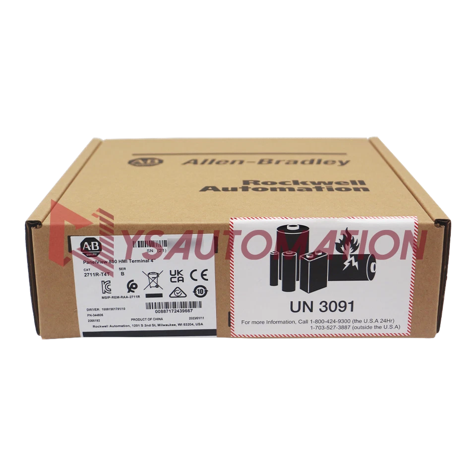 NUEVO Terminal HMI Allen Bradley 2711R-T4T PanelView 800 sellado, 4 pulgadas Foto 1 de 4