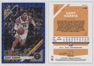2019-20 Panini Donruss Optic Blue Velocity Prizm Gary Harris #66