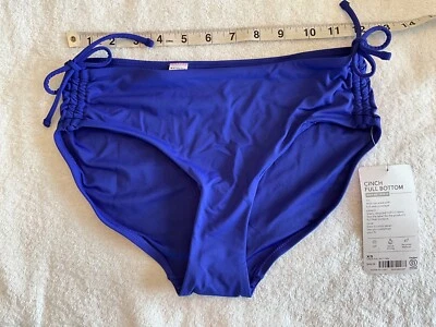 Athleta NWT XS 0 2 Yacht  Blue Cinch Full Bottom Bikini Swim Scrunch 532446 - Image 1 of 4
