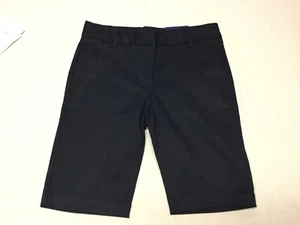 Izod Navy Stretch Skinny Adjustable Waist School Wear Shorts Girls Sz 10 NWT - Picture 1 of 6