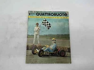 RIVISTA QUATTRORUOTE ANNATA 1961 AGOSTO GIORNALE LIBRO - Imagen 1 de 6
