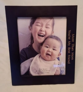 New Black Picture Frame, 13 X 11, Says More Than Mom You're My Best Friend - Picture 1 of 3
