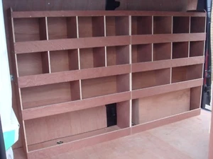 Fiat Ducato Van Shelving Racking MWB L2 Plywood System Tool Storage Unit OS - Picture 1 of 12