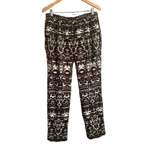 J. Pantalones para mujer Crew borrosos Ikat drapeados talla 12 - Imagen 1 de 6