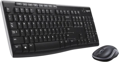 Logitech MK270 Combo Keyboard And Wireless Mouse Wireless Nano Receiver (QWER - Image 1 of 4
