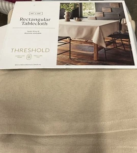 ⚡️Threshold 60" x 120" Solid Cotton Blend Rectangular Tablecloth - Picture 1 of 3