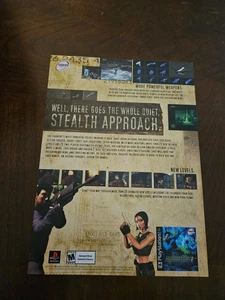 2000 Syphon Filter 2 Retro Video Game PRINT AD PS1 Shooter Action - Picture 1 of 1