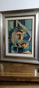 Paola Baring 1977 Olio su Tela - Foto 1 di 8