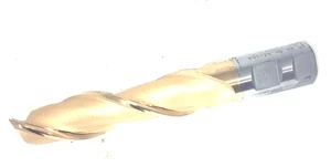 1" TiN Coated End Mill, 4" Flute, 1" Shank, 6-1/2" OAL, HSS (UE-12-K-2) - Picture 1 of 1