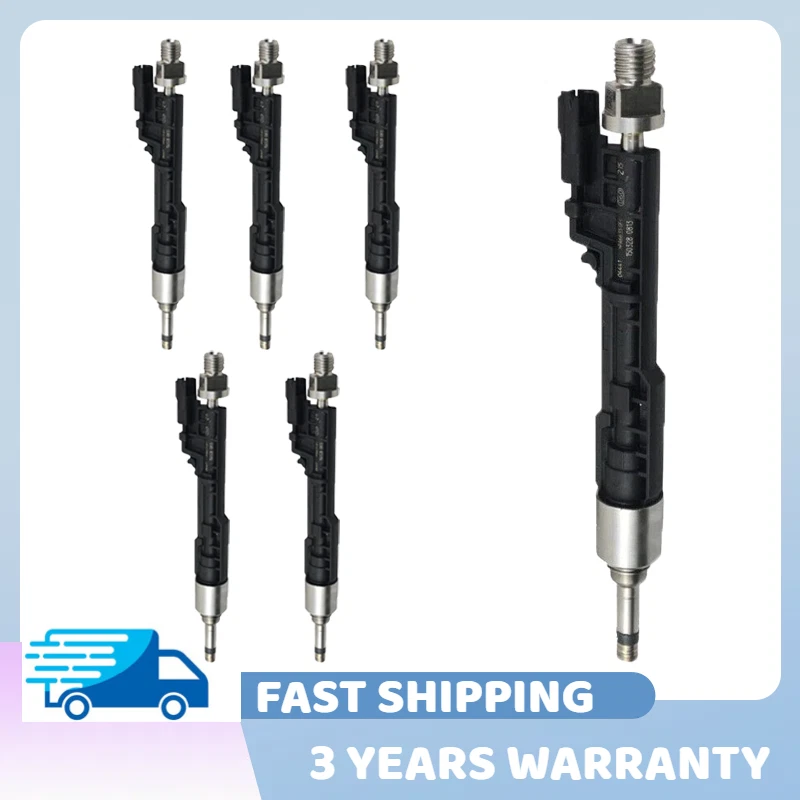 Inyector de combustible turboalimentado 6 piezas para BMW X3 X5 X6 2011-2013 3,0 L L L6 13647597870 Foto 1 de 4