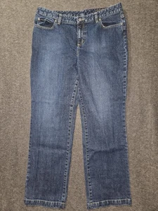 Columbia Jeans Damen 18 blau Denim authentisch gerades Bein Stretch 5-Pocket - Bild 1 von 10