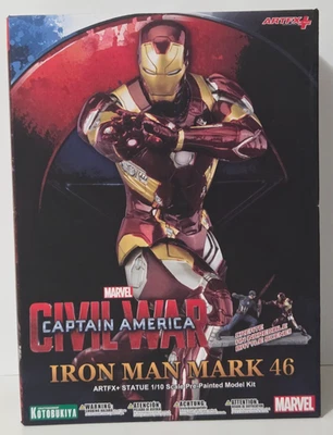 Marvel Captain America: Civil War, Iron Man Mark 46 ARTFX + Statue NIB (2016) - Image 1 of 4