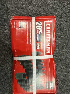 CRAFTSMAN 28PC SAE/METRIC 1/2" Drive IMPACT BIT SOCKET SET CMMT42031 - Image 1 of 2