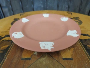 Wedgwood Terracotta Jasperware &B Cake Plate Neoclassical Cameos (c.1957) - Picture 1 of 3