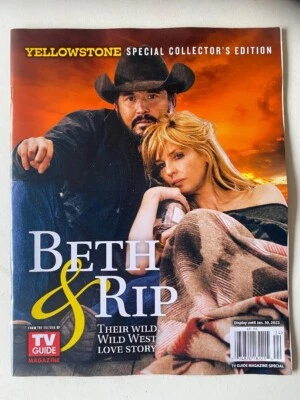 2022 BETH & RIP Their Wild West Love Story YELLOWSTONE TV Guide SPECIAL EDITION - Image 1 of 2