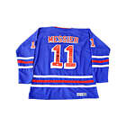 Mark Messier New York Rangers Autographed Signed Blue Custom Jersey (Steiner Cx)