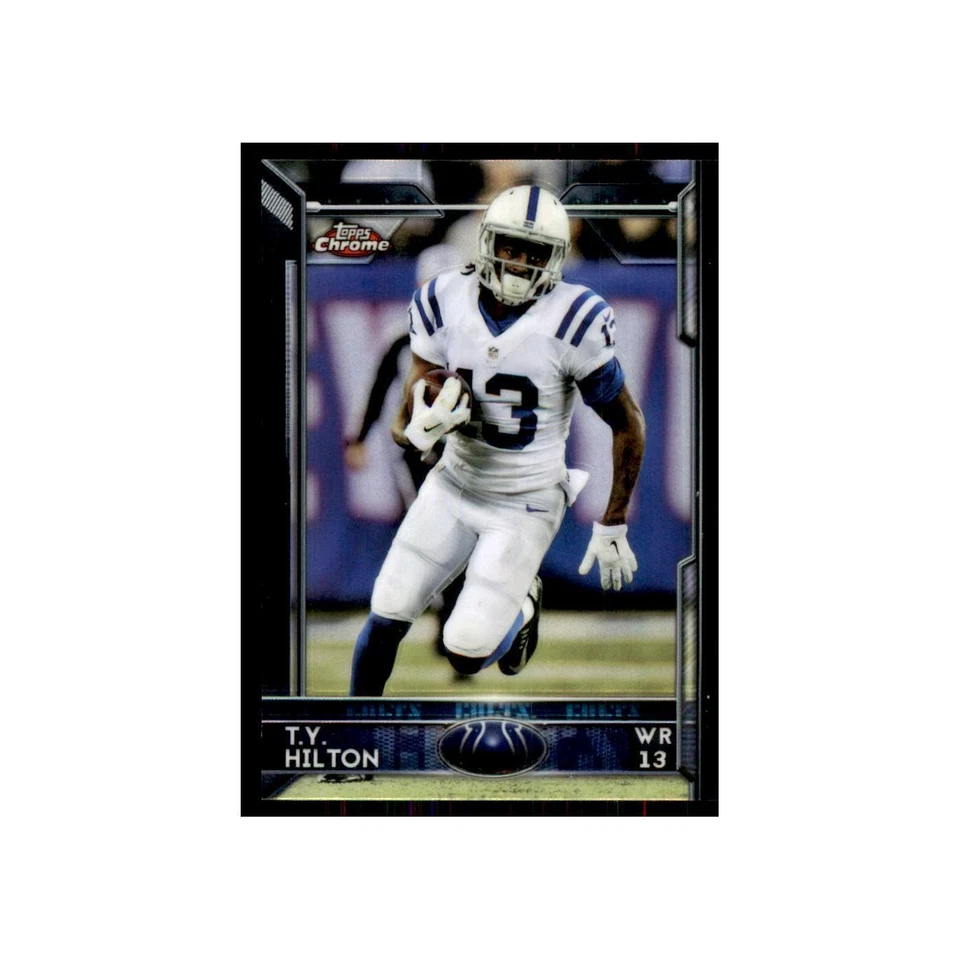 2015 Topps Chrome Mini T.Y. Hilton Football Cards #43 - Image 1 of 3