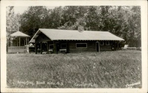 RPPC Spearfish,SD Tourist Park Lawrence County South Dakota Real Photo Postcard - Picture 1 of 5