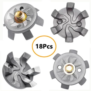 18X Shoe Spike Metal Thread Studs Screw for Nike Air Golf Cleats Replacement M6 - Picture 1 of 9