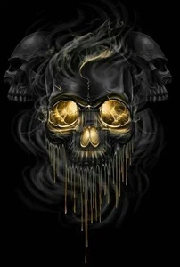 Skulls # 11 - 8 x 10 - T Shirt Iron On Transfer - Picture 1 of 1
