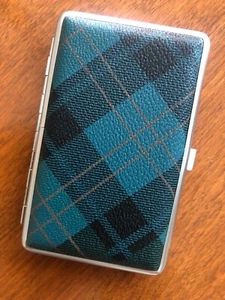 Karo Design Kunstleder TEAM PISTOLE Metall 100er King 14 Zigarettenetui RFID - Bild 1 von 3