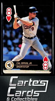 Cal Ripken Jr. 1992 Baseball Aces Playing Cards #8H Baltimore Orioles HOF - Image 1 of 2
