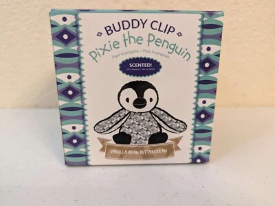 全新带盒 Pixie the Penguin Scentsy Buddy Clip 香草豆奶油 — 第 1/3 张图片